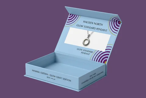 4 magnetic rigid pendant boxes