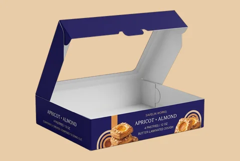 4 pastry boxes