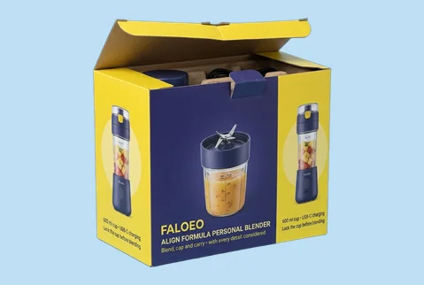 4 personal blender folding carton