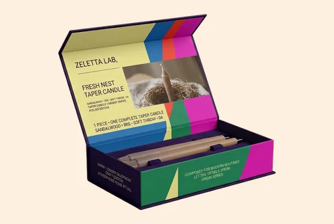 4 rigid candle set boxes