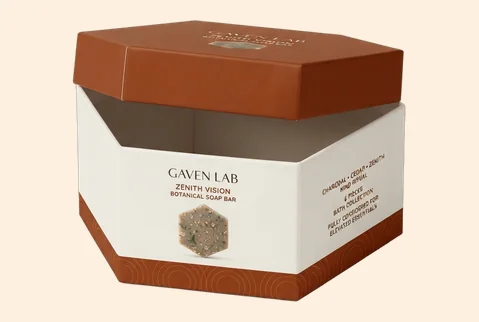 4 rigid hexagon gift box