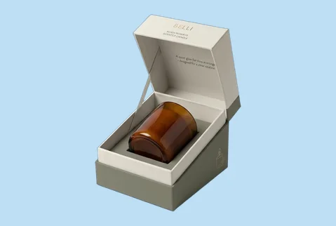 4 rigid magnetic candle boxes