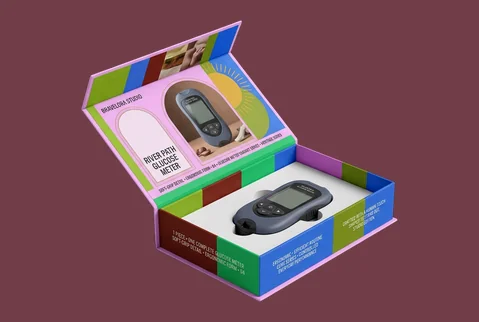 4 rigid magnetic kit boxes