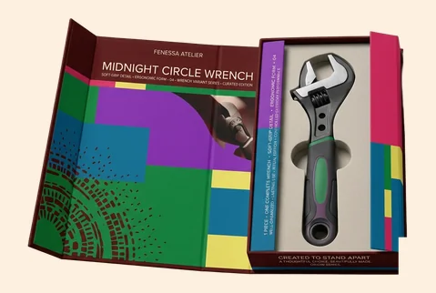 4 rigid magnetic wrench cases