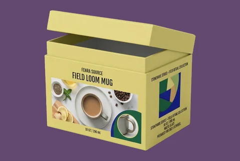 4 rigid mug presentation boxes