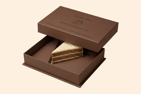 4 rigid presentation slice boxes