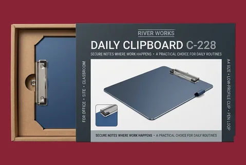 4 sleeve and tray clipboard boxes