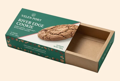 4 sleeve and tray cookie boxes