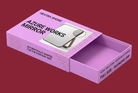 4 sleeve and tray mirror boxes