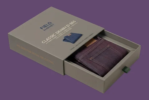 4 sleeve denim boxes