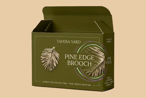 4 tuck end brooch carton