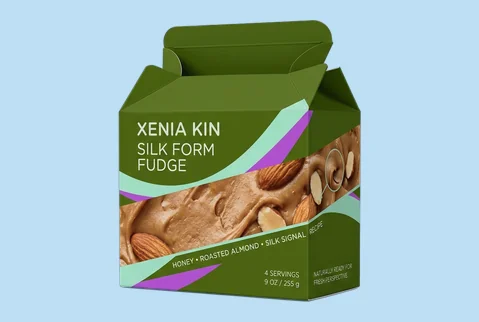 4 tuck end fudge cartons