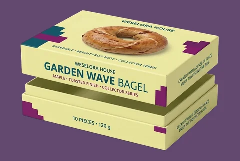 4 two piece bagel boxes