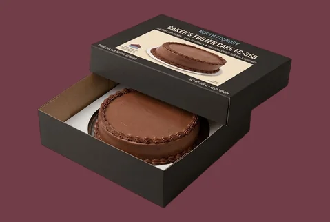 4 two piece cake boxes