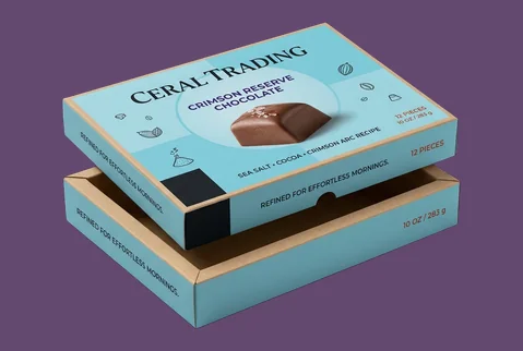 4 two piece kraft gift boxes