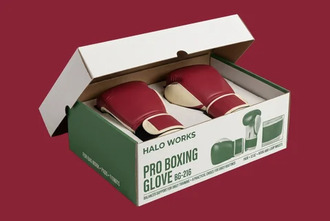 4 two piece paperboard box