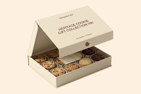 5 Clamshell Cookie Gift Boxes