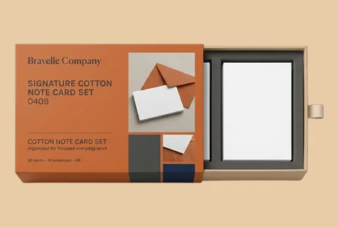 5 Drawer Note Card Box