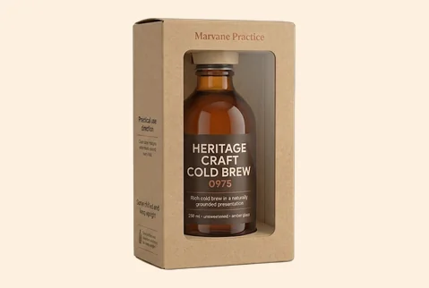 5 Window Kraft Bottle Box