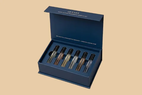 5 collapsible rigid sample kits
