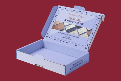 5 corrugated presentation mailers
