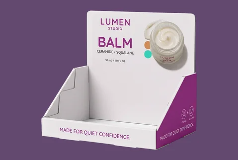 5 counter display balm boxes