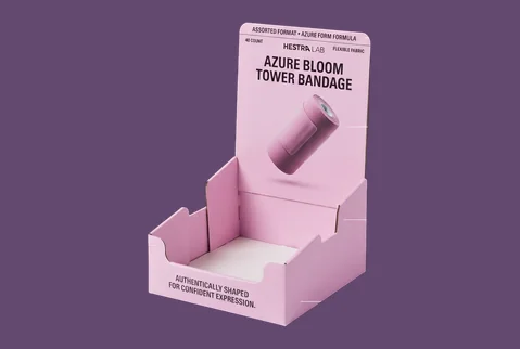 5 counter display tower box
