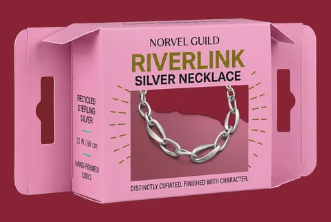 5 folding carton necklace boxes