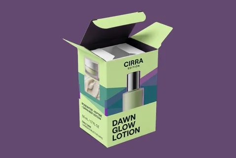 5 lotion boxes with inserts
