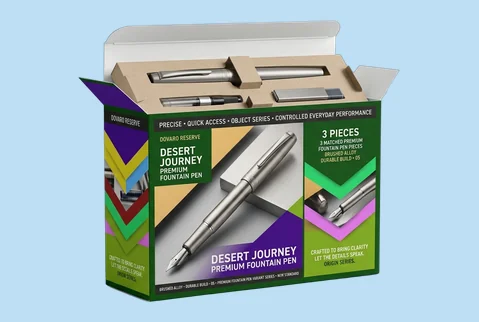 5 paperboard insert book box