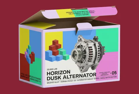 5 printed folding cartons