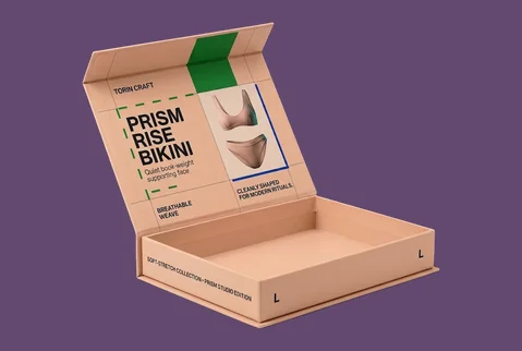 5 rigid magnetic bikini boxes