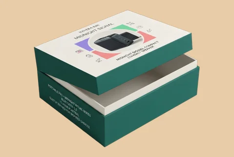5 rigid presentation boxes