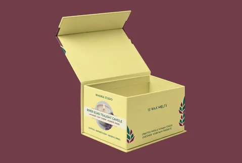 5 rigid tealight gift boxes