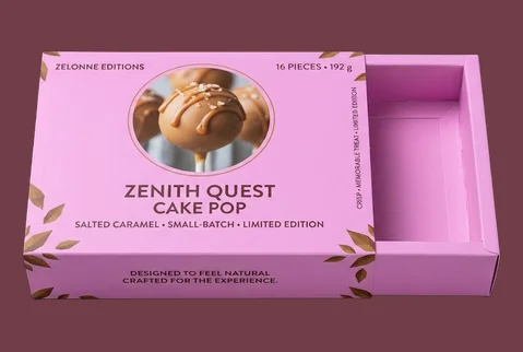 5 sleeve and tray cake pop boxes