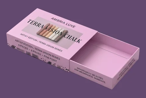 5 sleeve and tray chalk sets