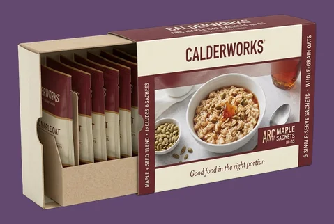 5 sleeve oatmeal boxes