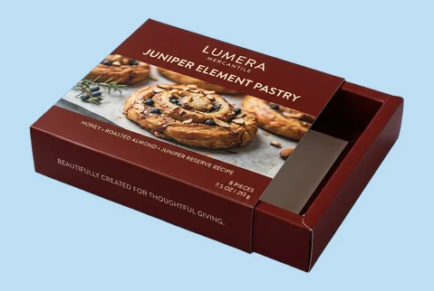 5 sleeve pastry boxes