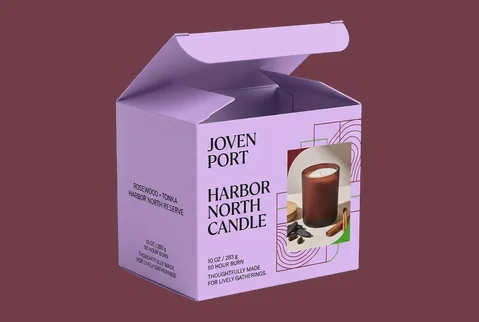 5 taper candle boxes