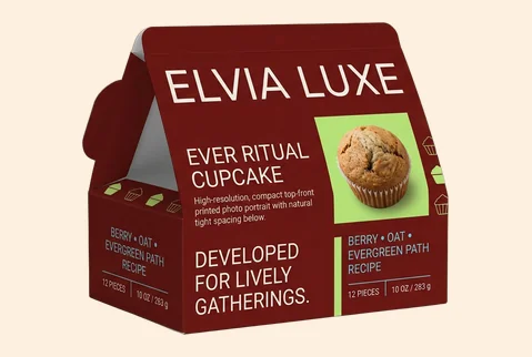 5 tuck end cupcake boxes