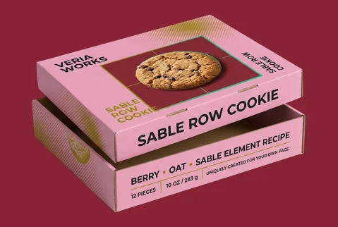 5 two piece cookie gift boxes