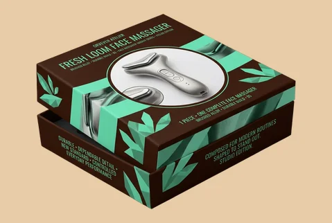5 two piece face massager boxes