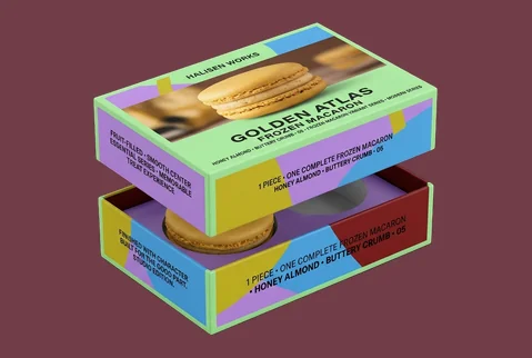 5 two piece macaron boxes