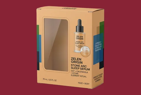 5 window serum carton