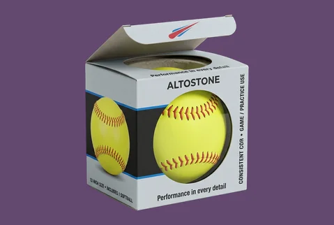 5 window softball boxes