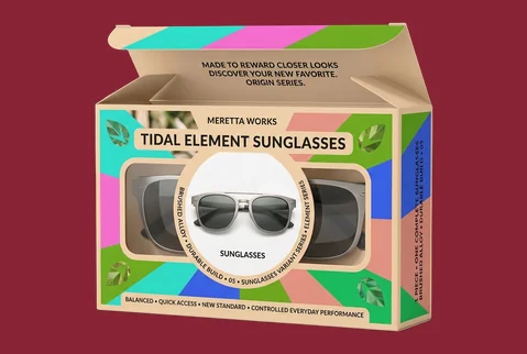 5 window sunglasses boxes