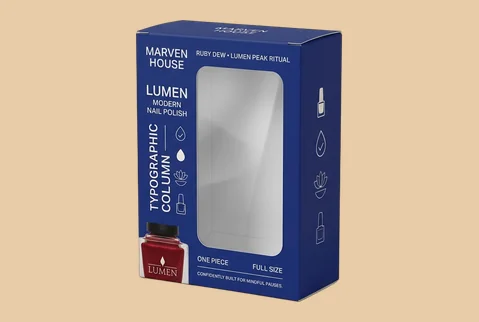 5 window tuck boxes