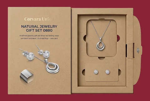 6 Kraft Boxes With Inserts