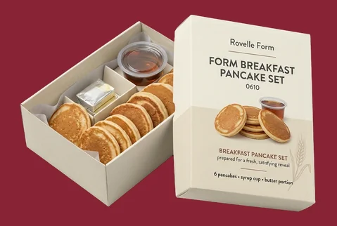 6 Two Piece Pancake Boxes