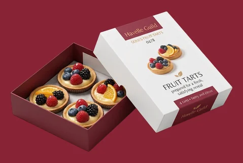 6 Two Piece Tart Boxes